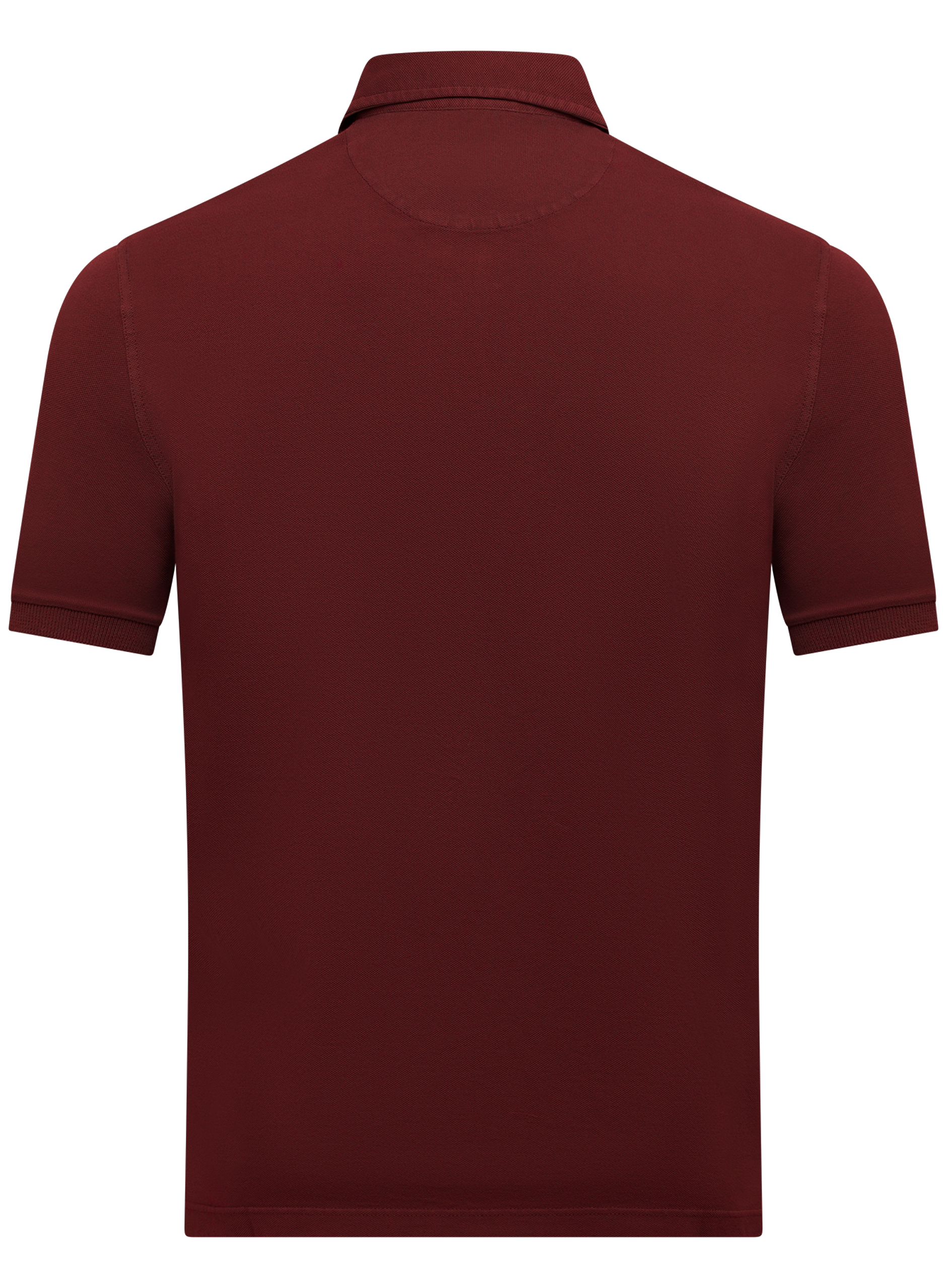 Polo van katoen | DARK BORDEAUX
