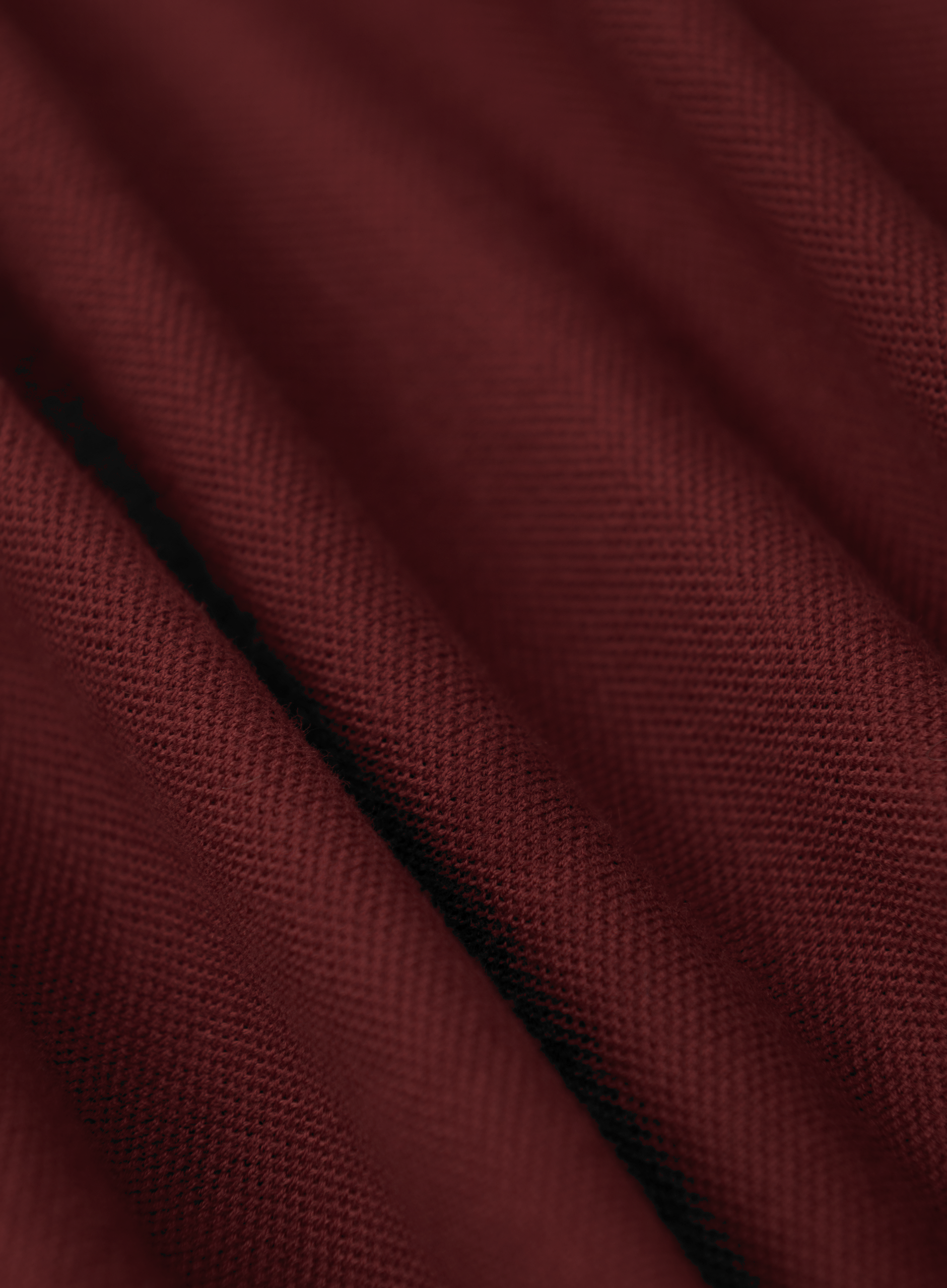 Polo van katoen | DARK BORDEAUX