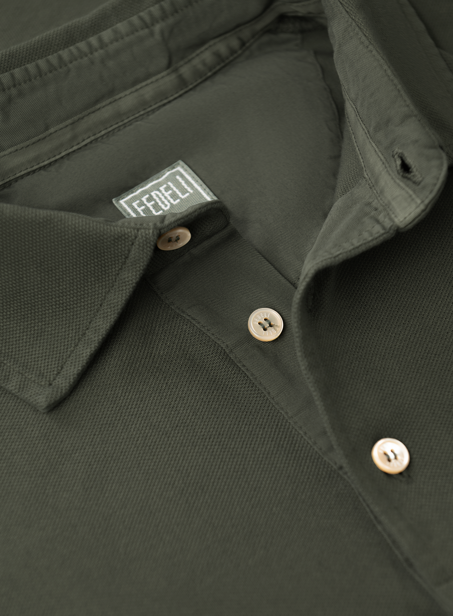 Polo van katoen | Groen