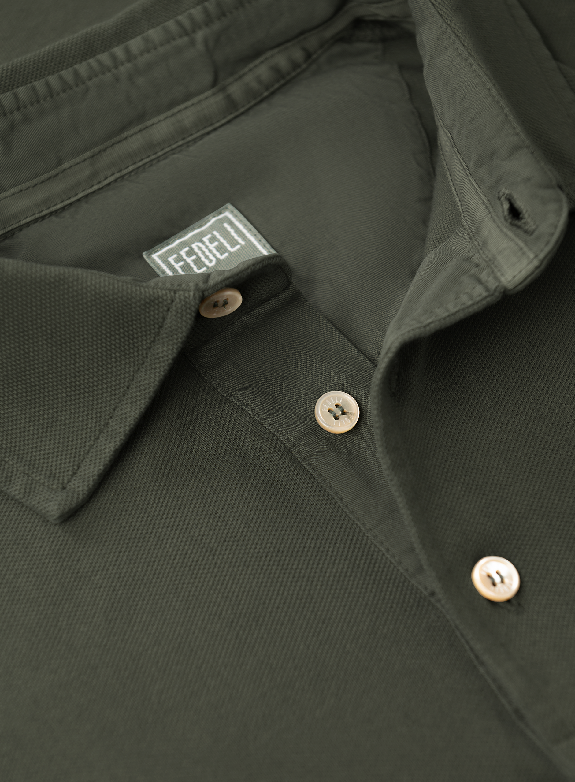 Polo van katoen | Groen