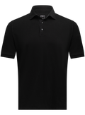 Polo van katoen | Zwart