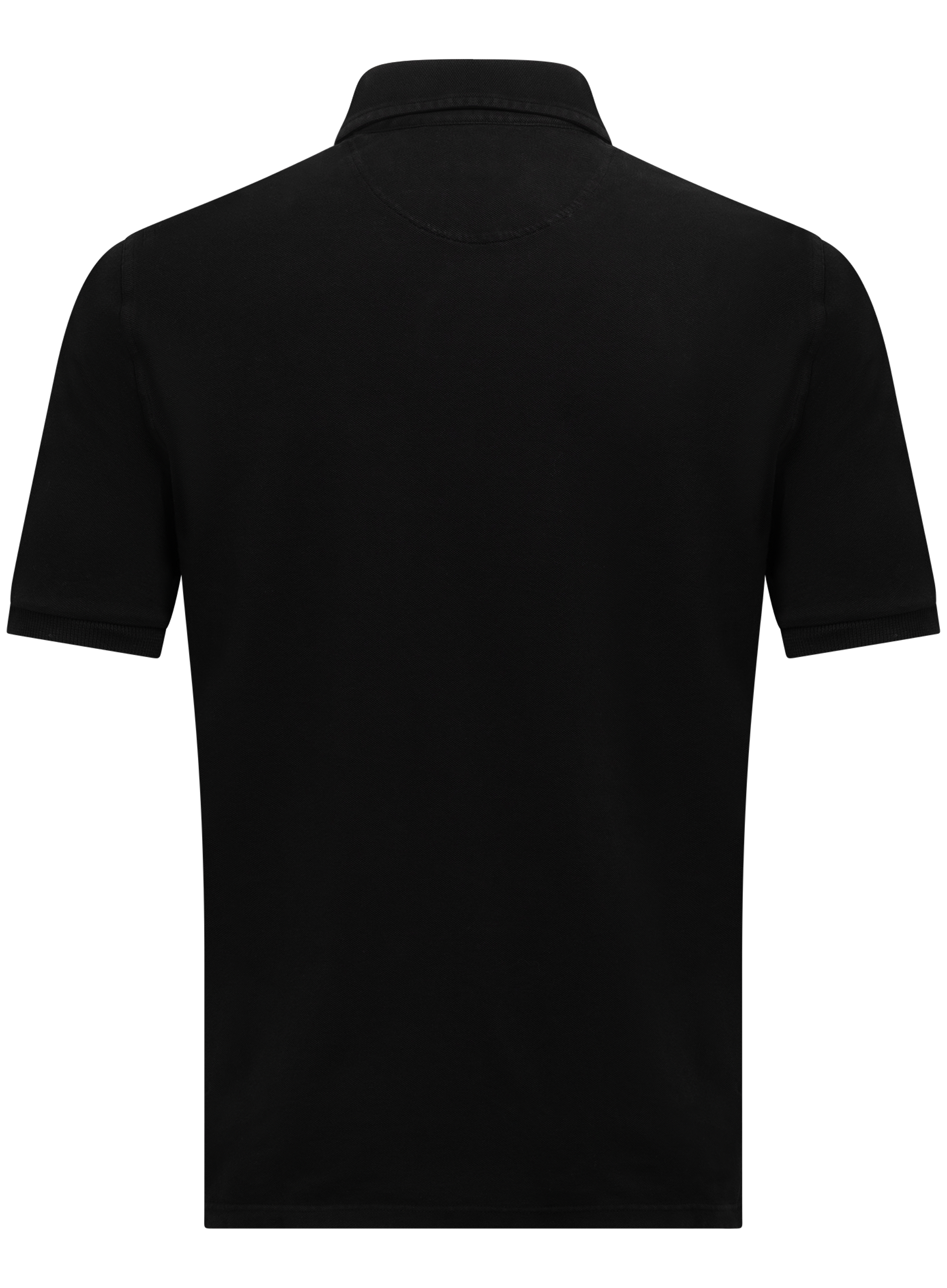 Polo van katoen | Zwart