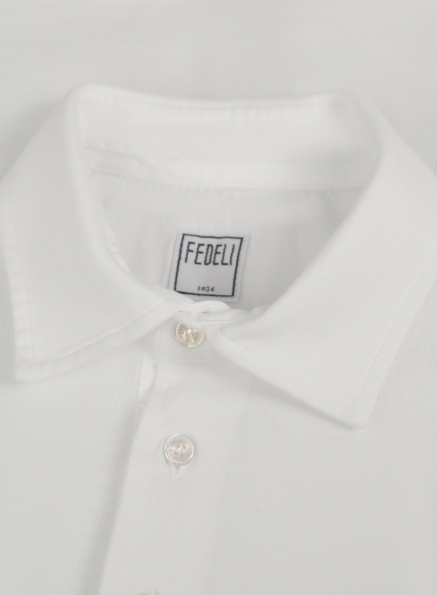 Polo van katoen | Wit