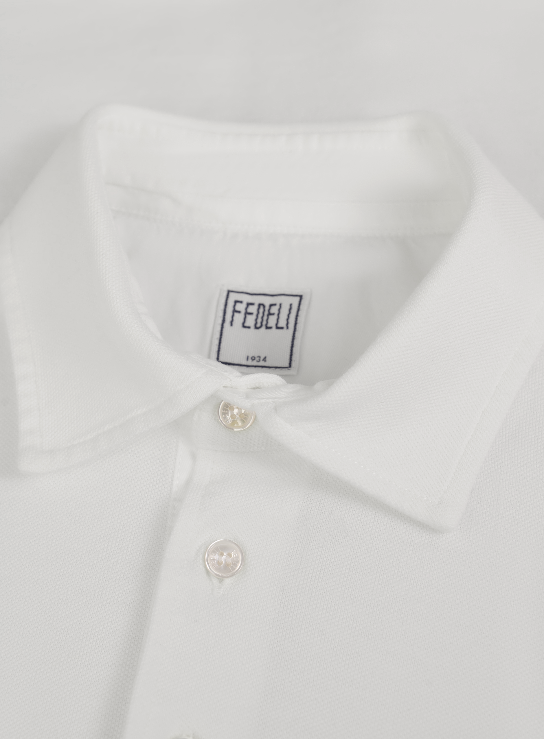 Polo van katoen | Wit