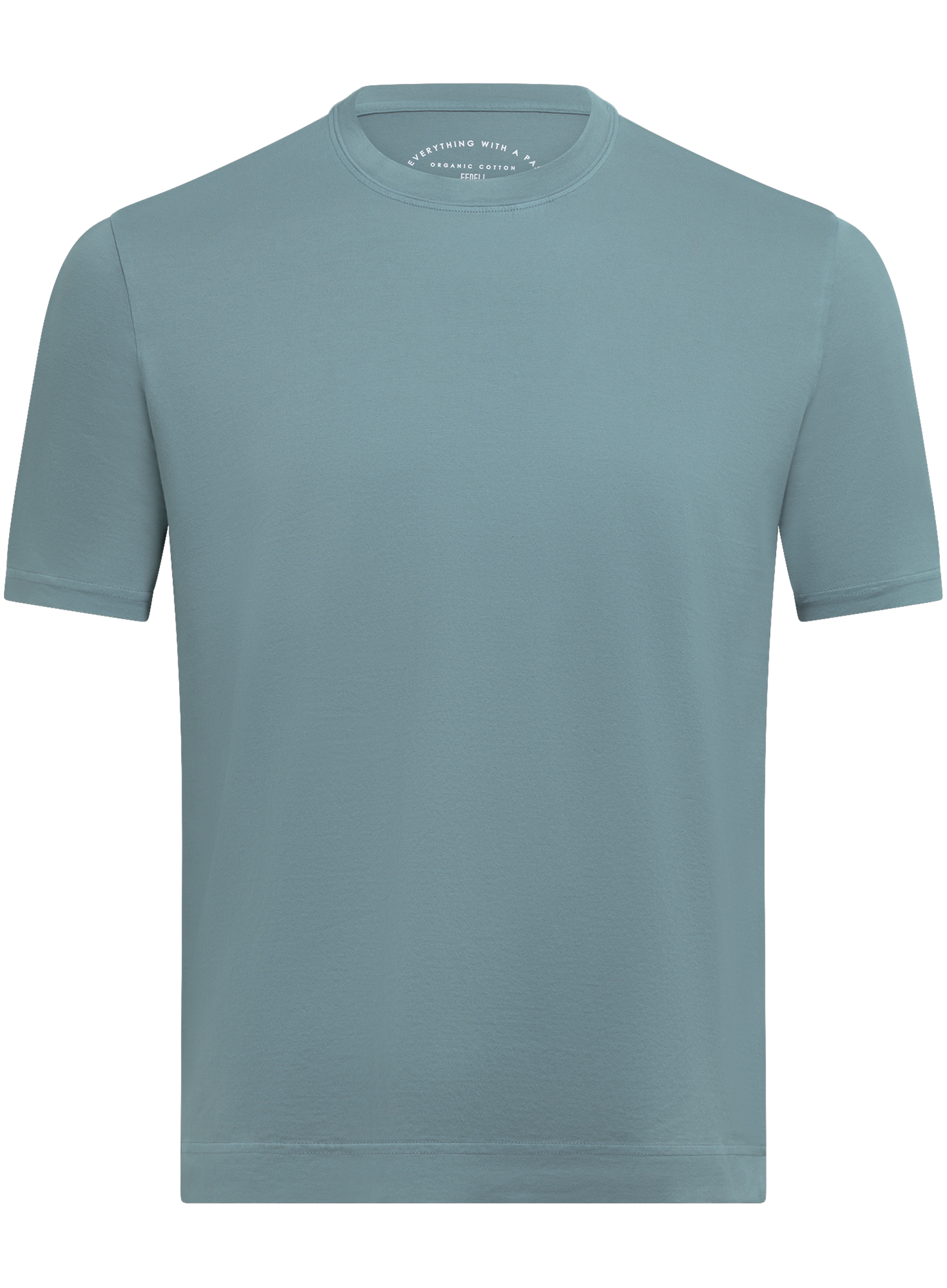 T-shirt van katoen | Turqoise