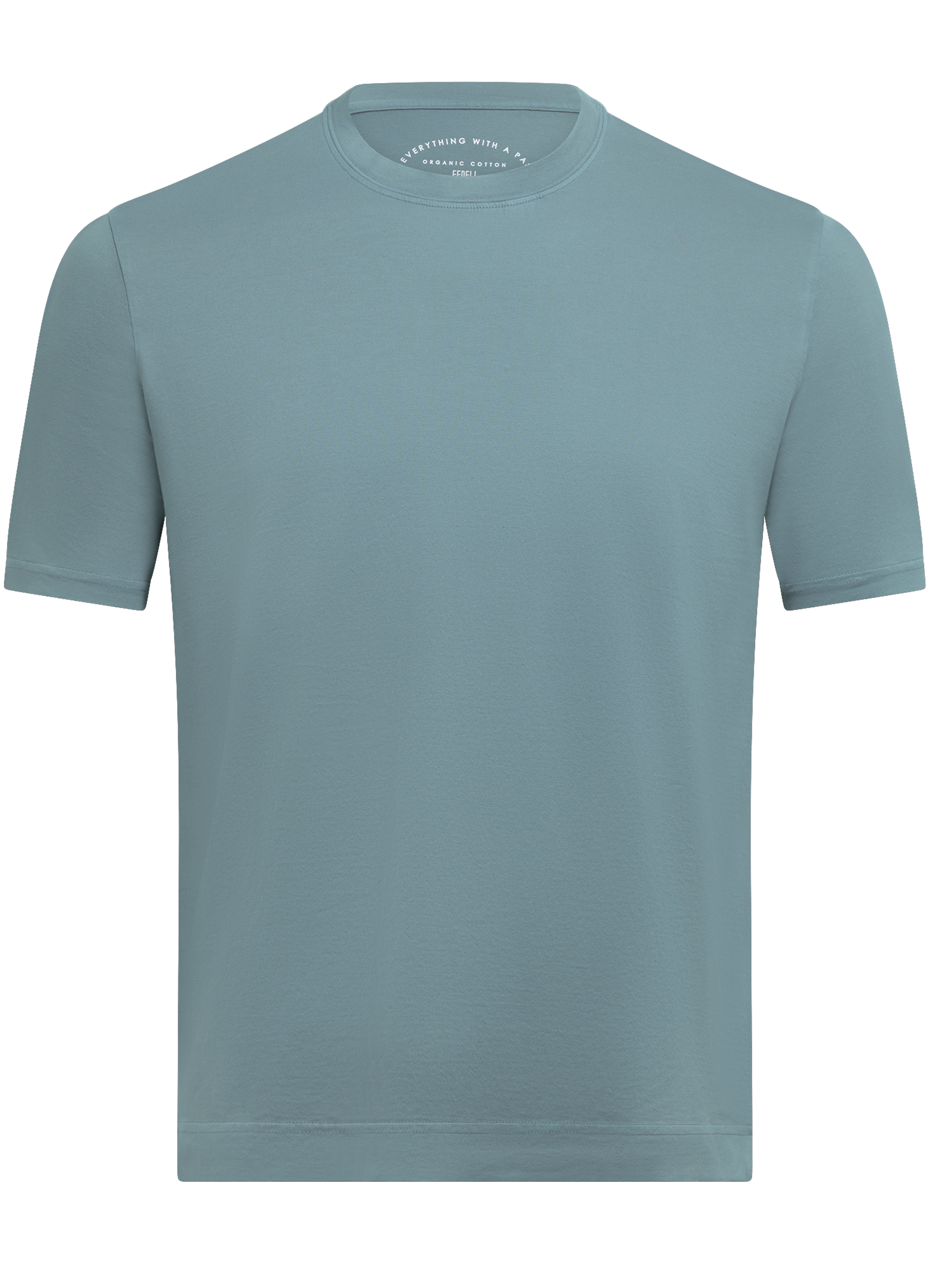 T-shirt van katoen | Turqoise