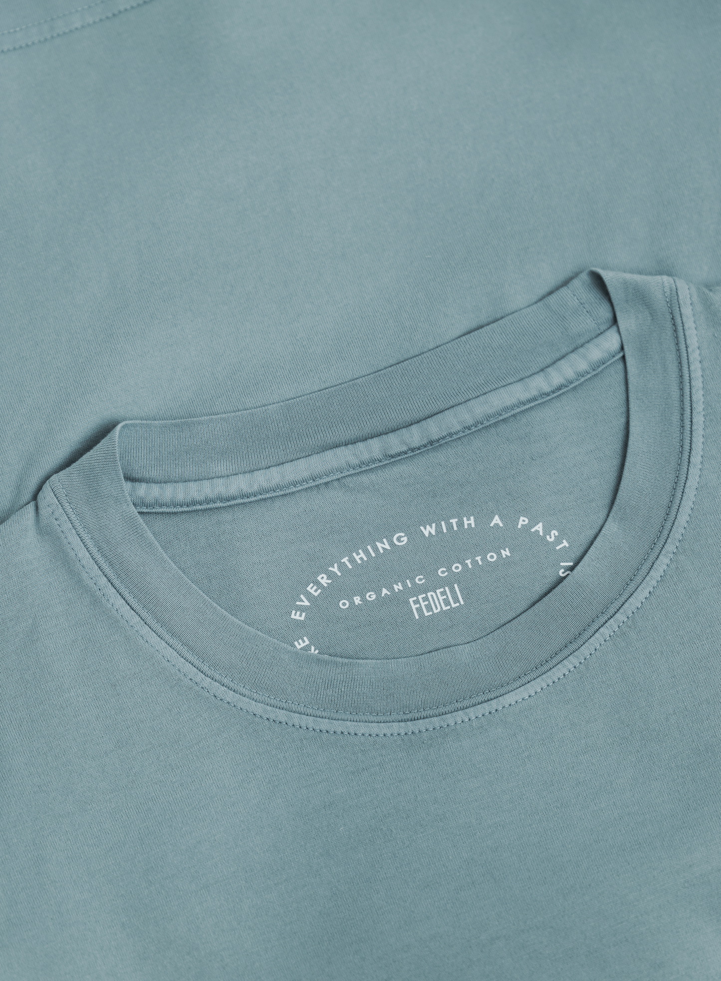 T-shirt van katoen | Turqoise