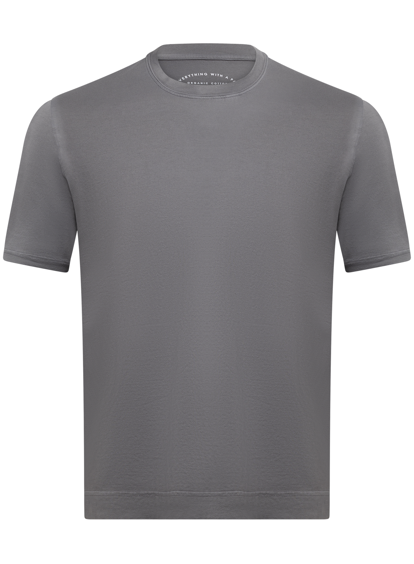 T-shirt van katoen | TAUPE GRIJS