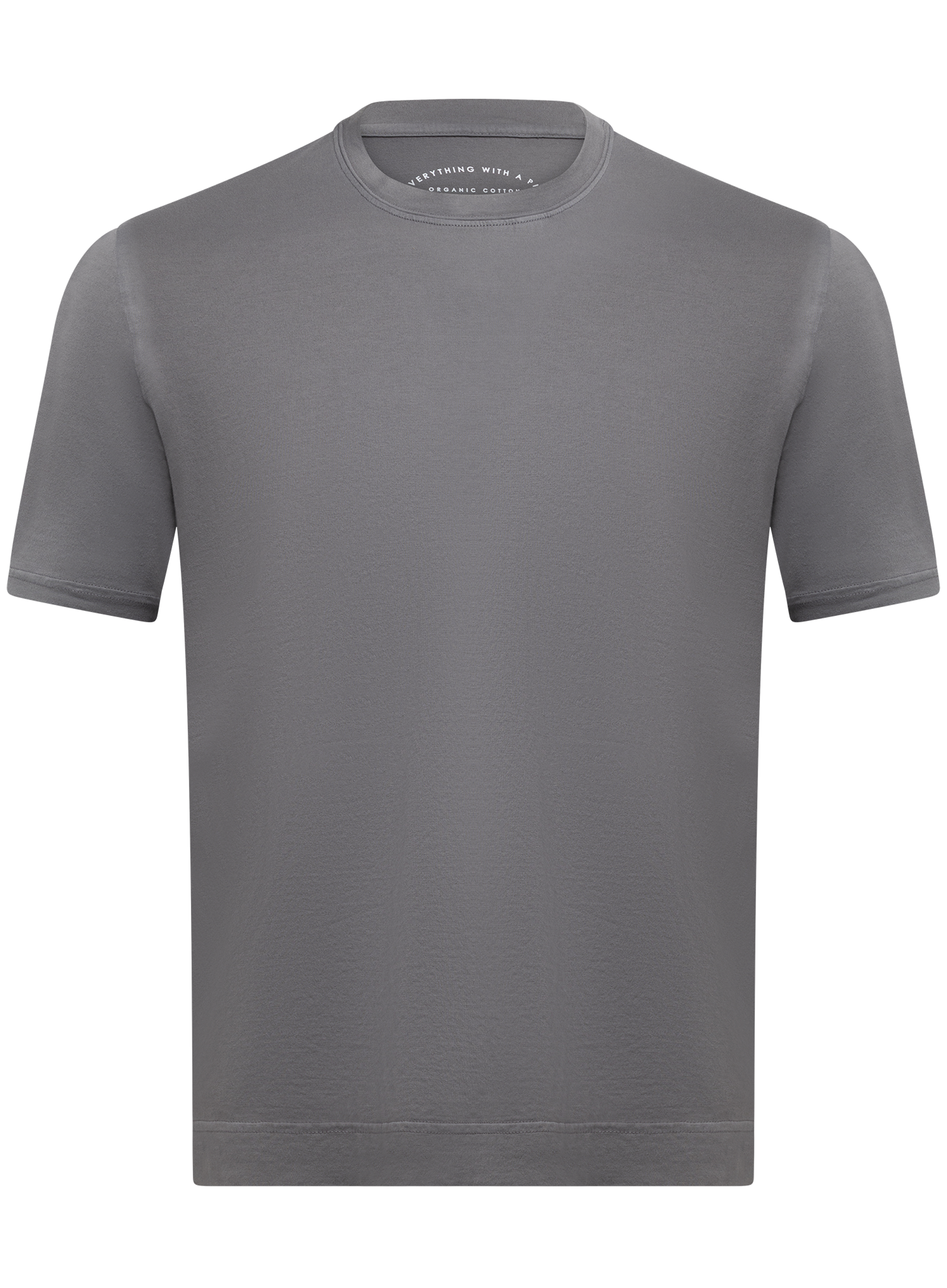 T-shirt van katoen | TAUPE GRIJS
