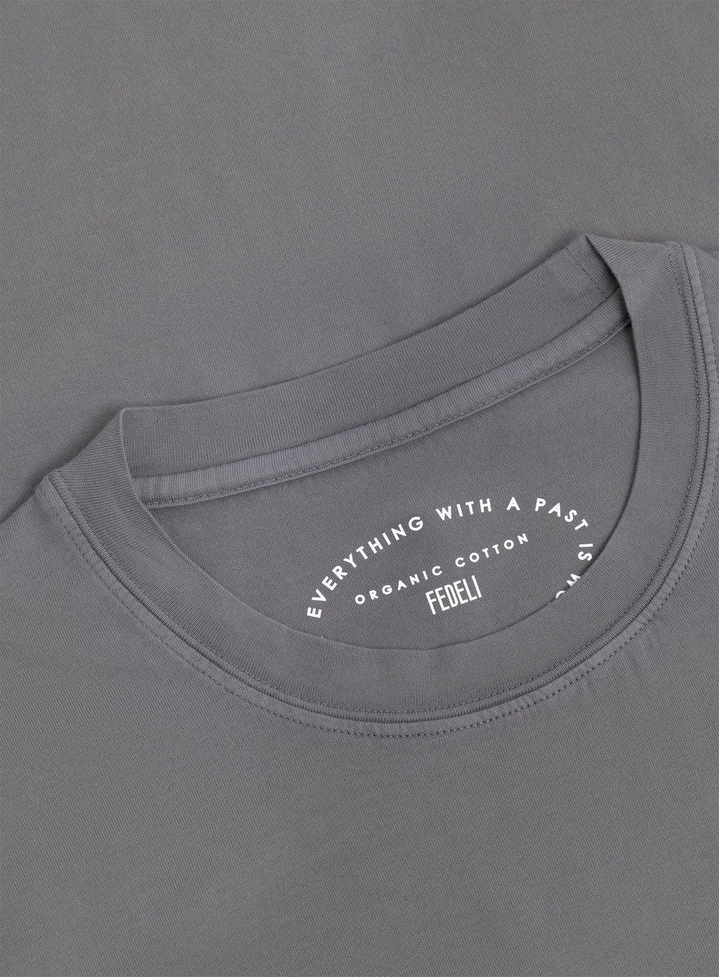T-shirt van katoen | FULL_WIDTH | TAUPE GRIJS