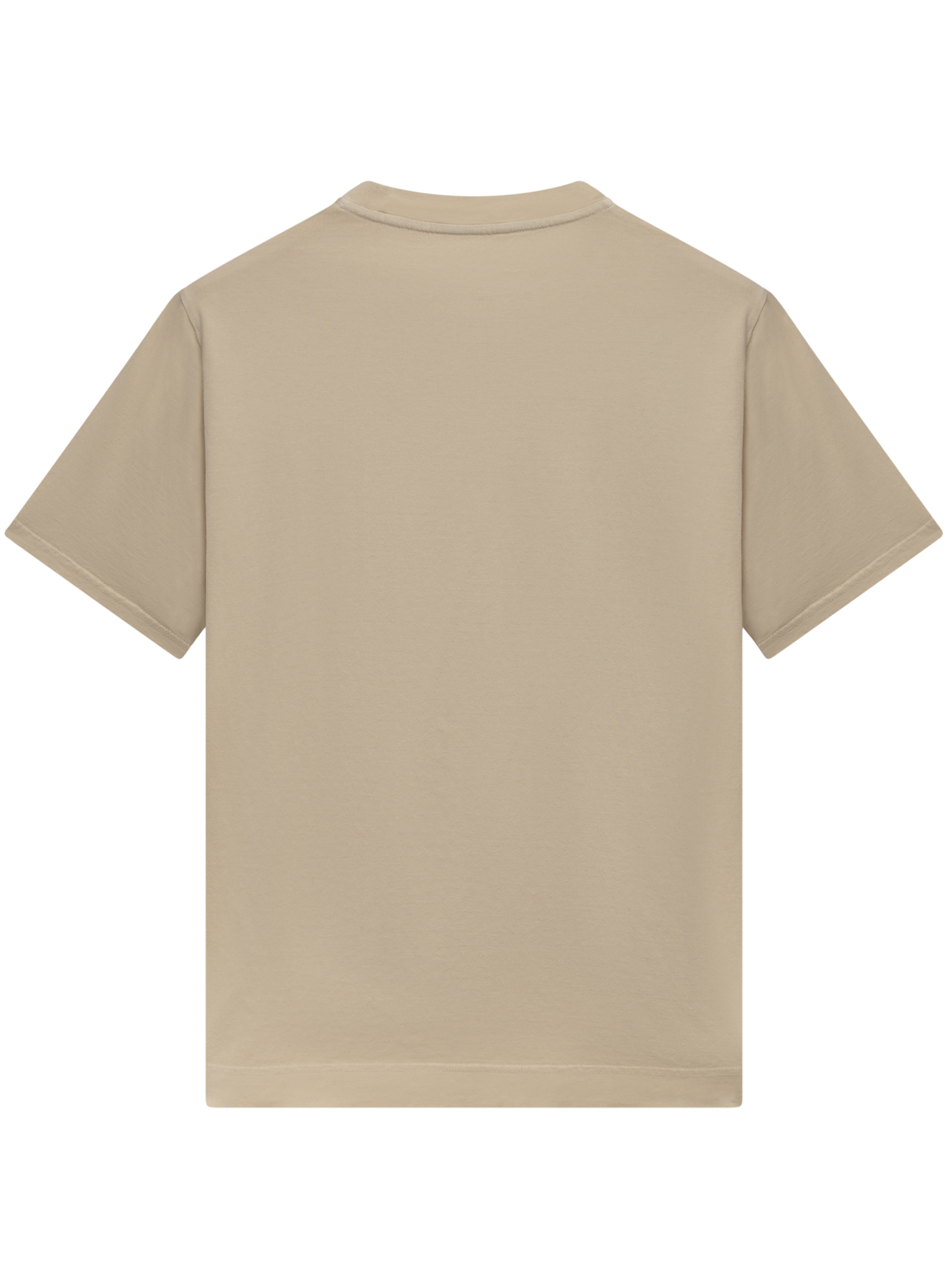 T-shirt van katoen | Beige