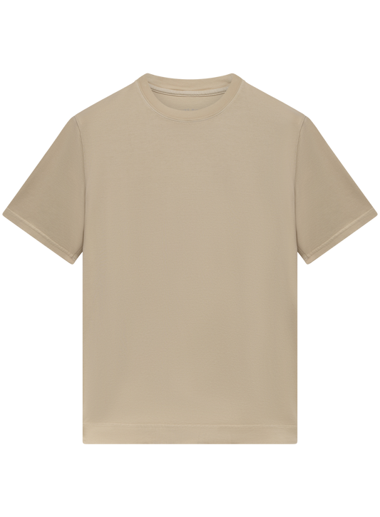 T-shirt van katoen | FULL_WIDTH | Beige