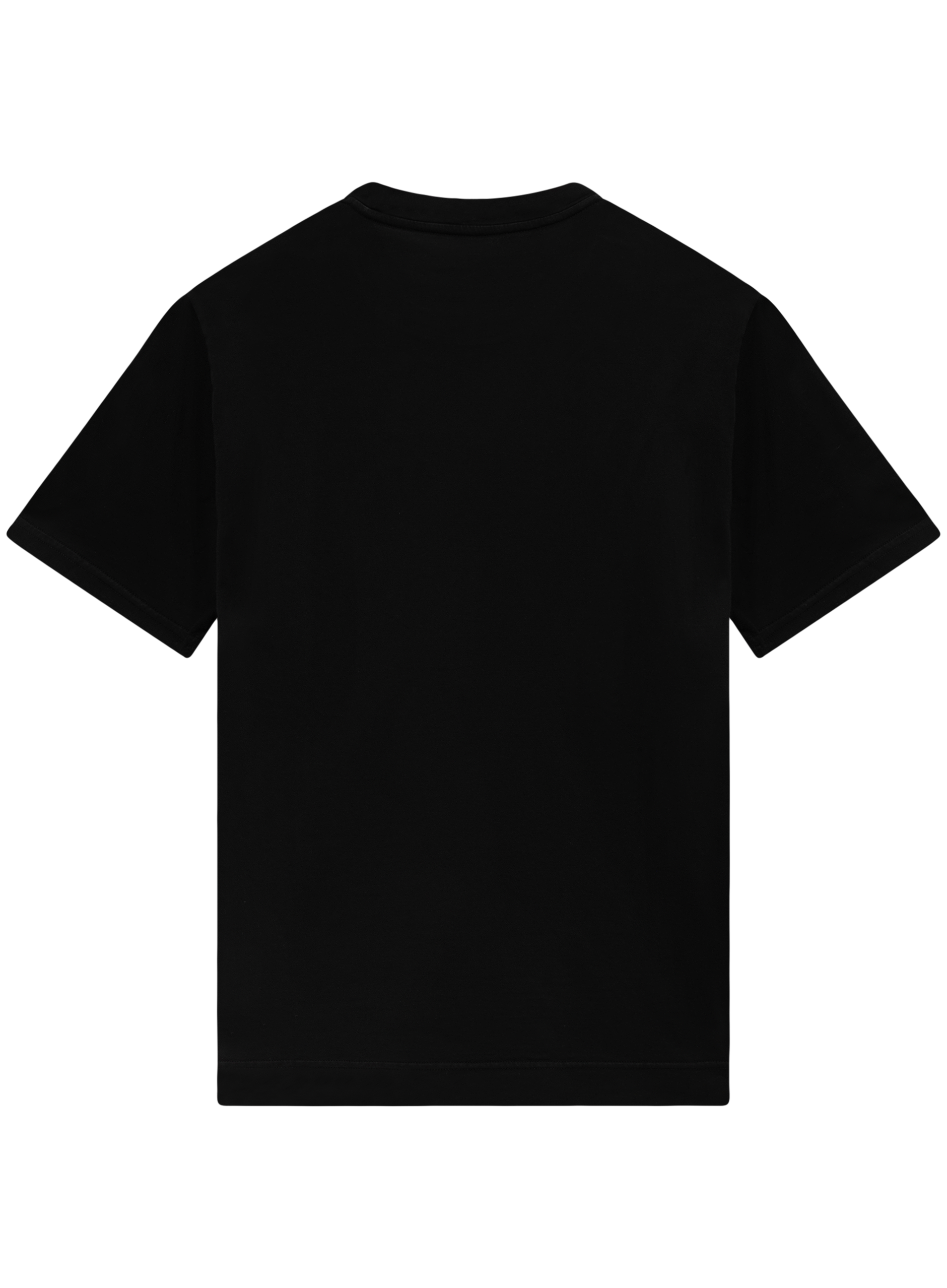 T-shirt van katoen | Zwart