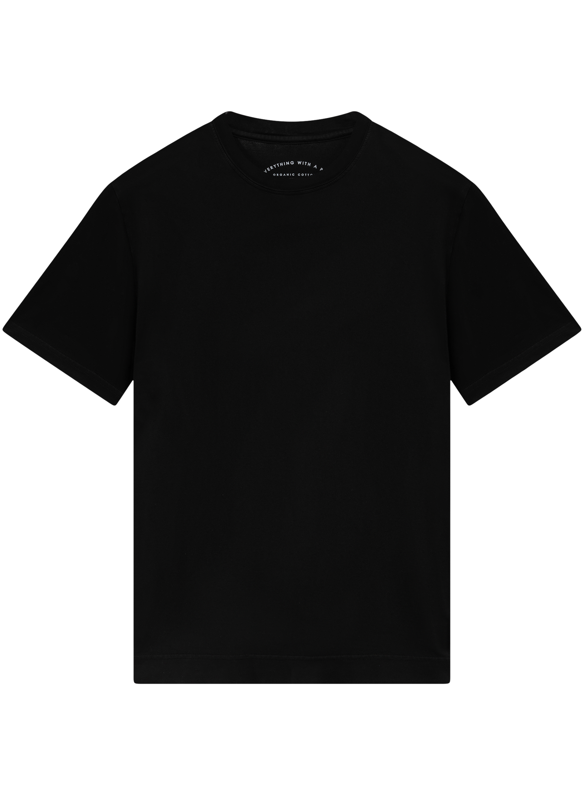 T-shirt van katoen | FULL_WIDTH | Zwart