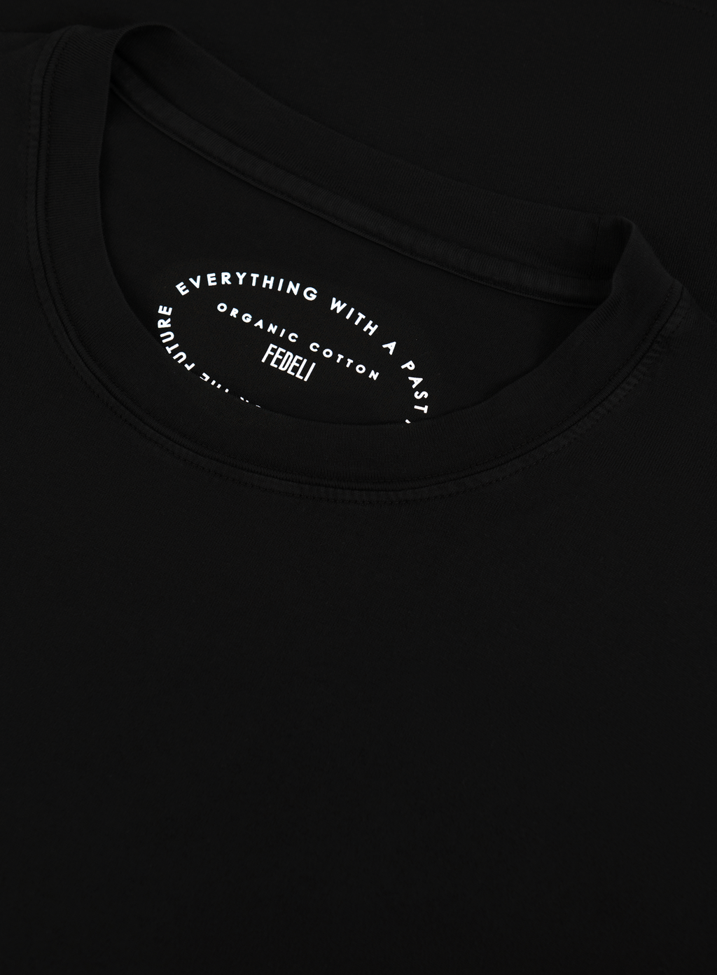 T-shirt van katoen | FULL_WIDTH | Zwart