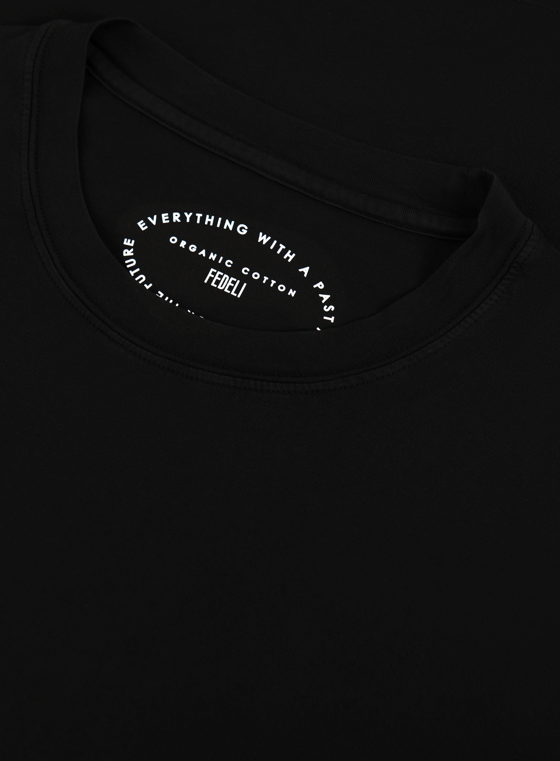 T-shirt van katoen | FULL_WIDTH | Zwart