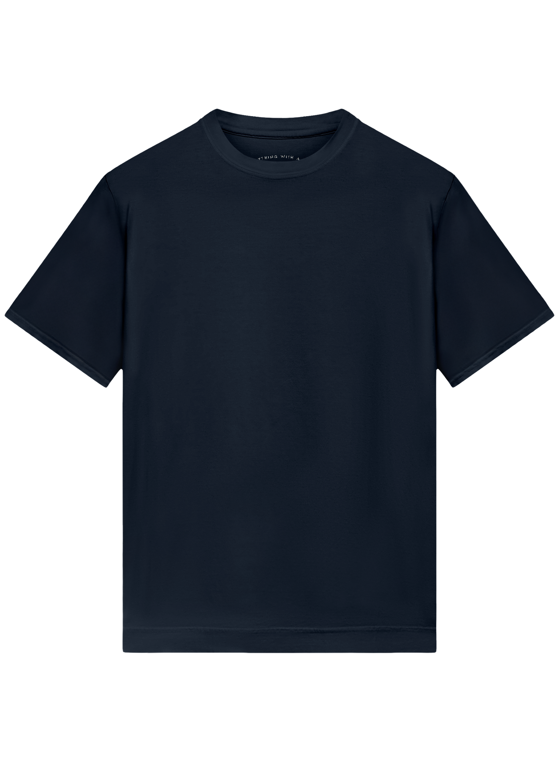 T-shirt van katoen | FULL_WIDTH | BLUE NAVY