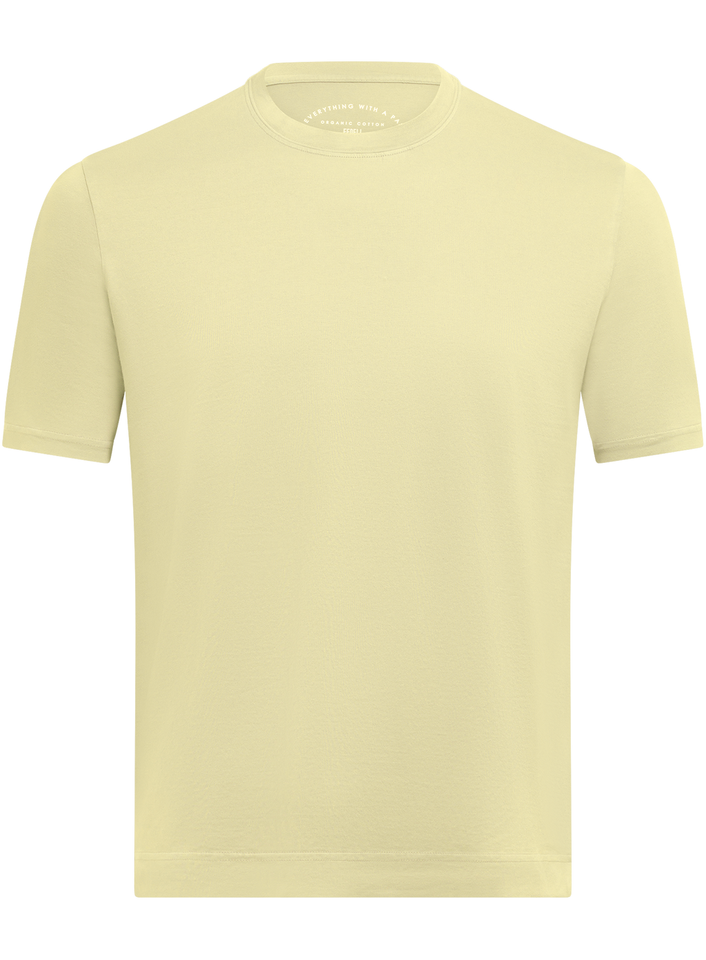 T-shirt van katoen | Geel