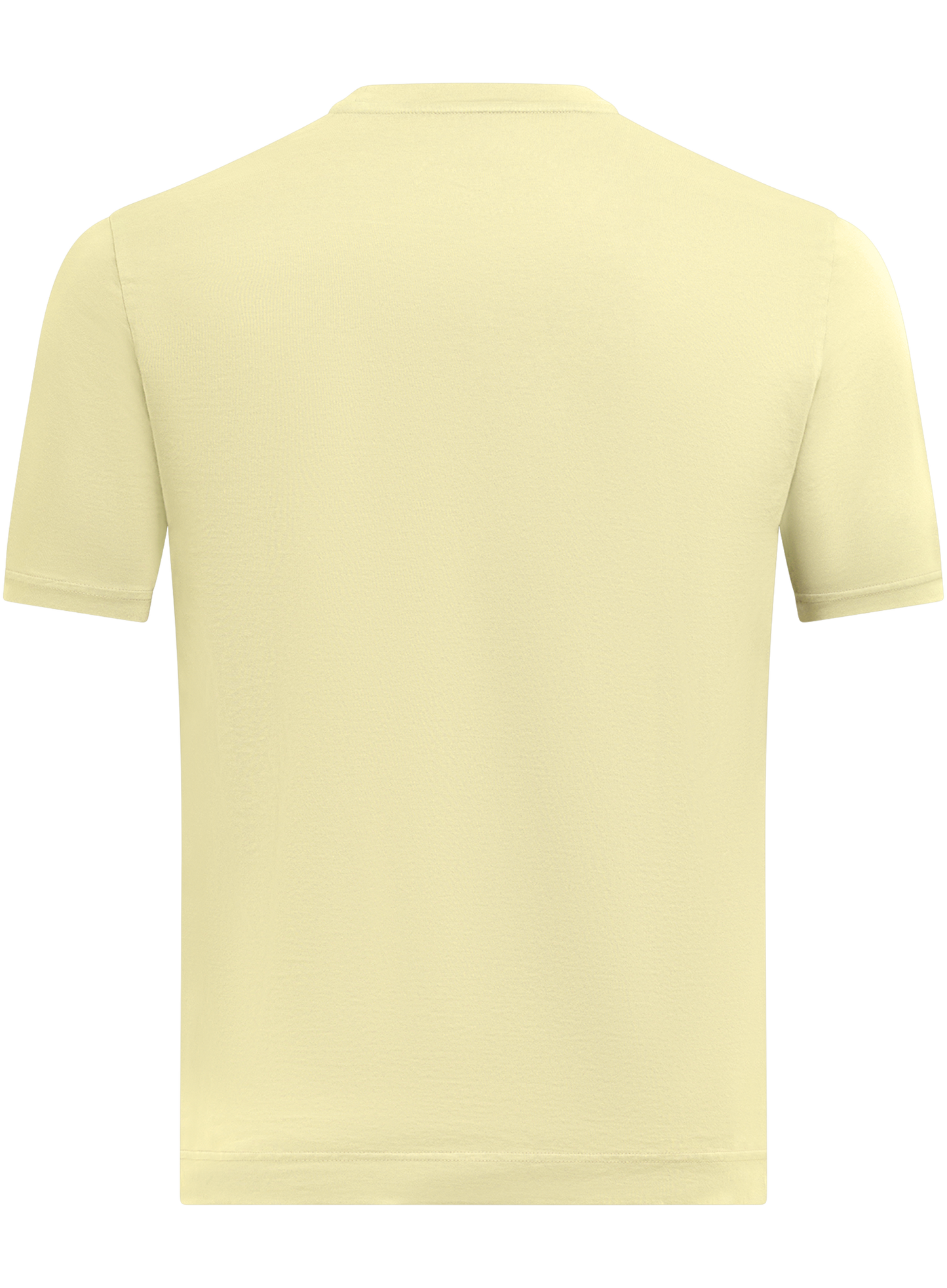 T-shirt van katoen | Geel
