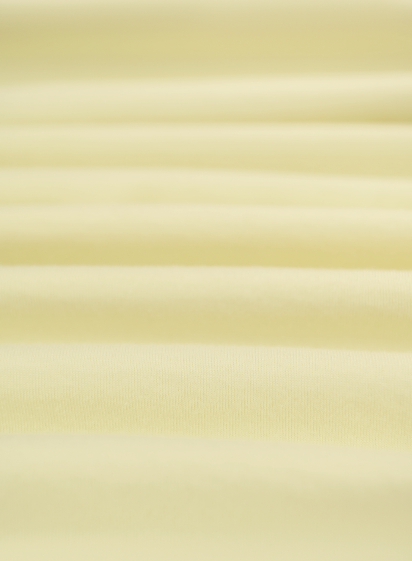 T-shirt van katoen | Geel