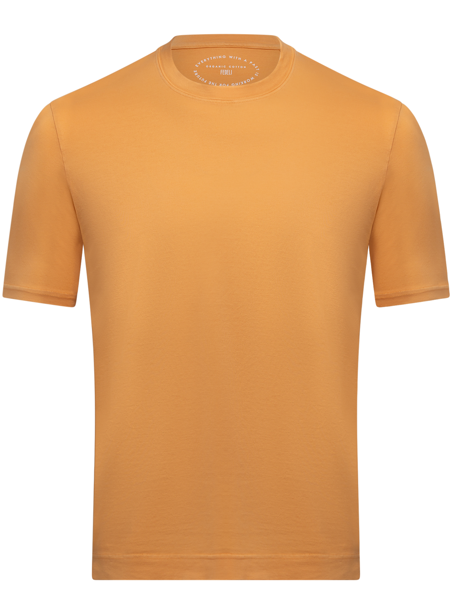 T-shirt van katoen | Oranje