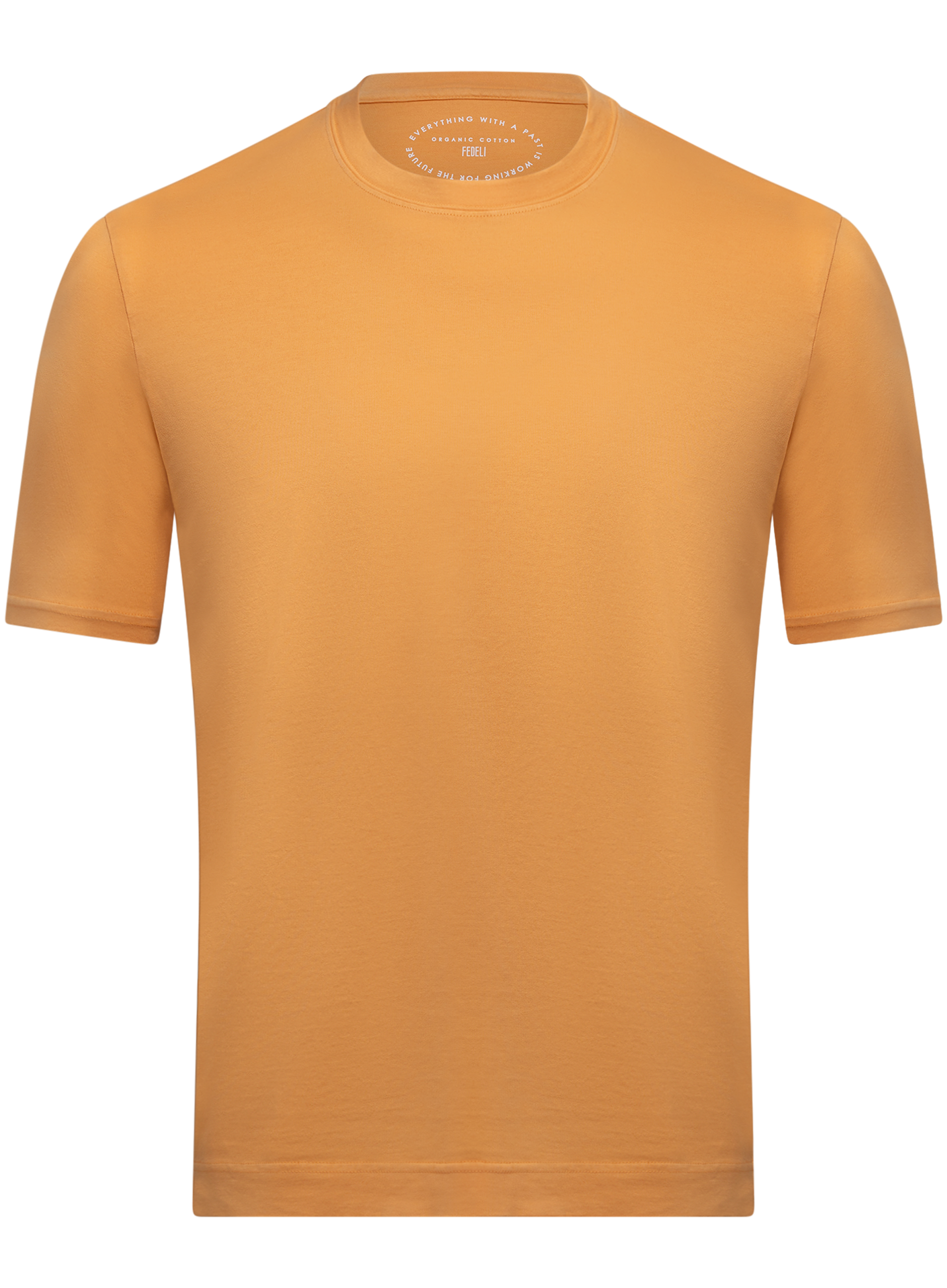 T-shirt van katoen | Oranje
