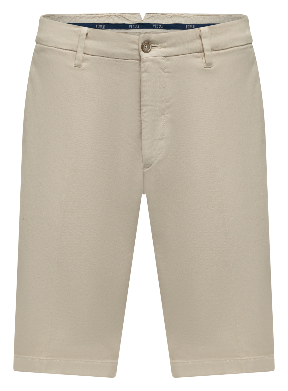 Bermuda van katoen | Beige