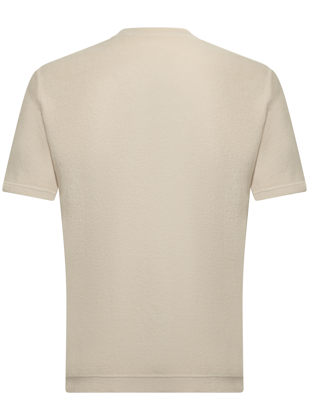 T-shirt met korte mouw van badstof | Beige