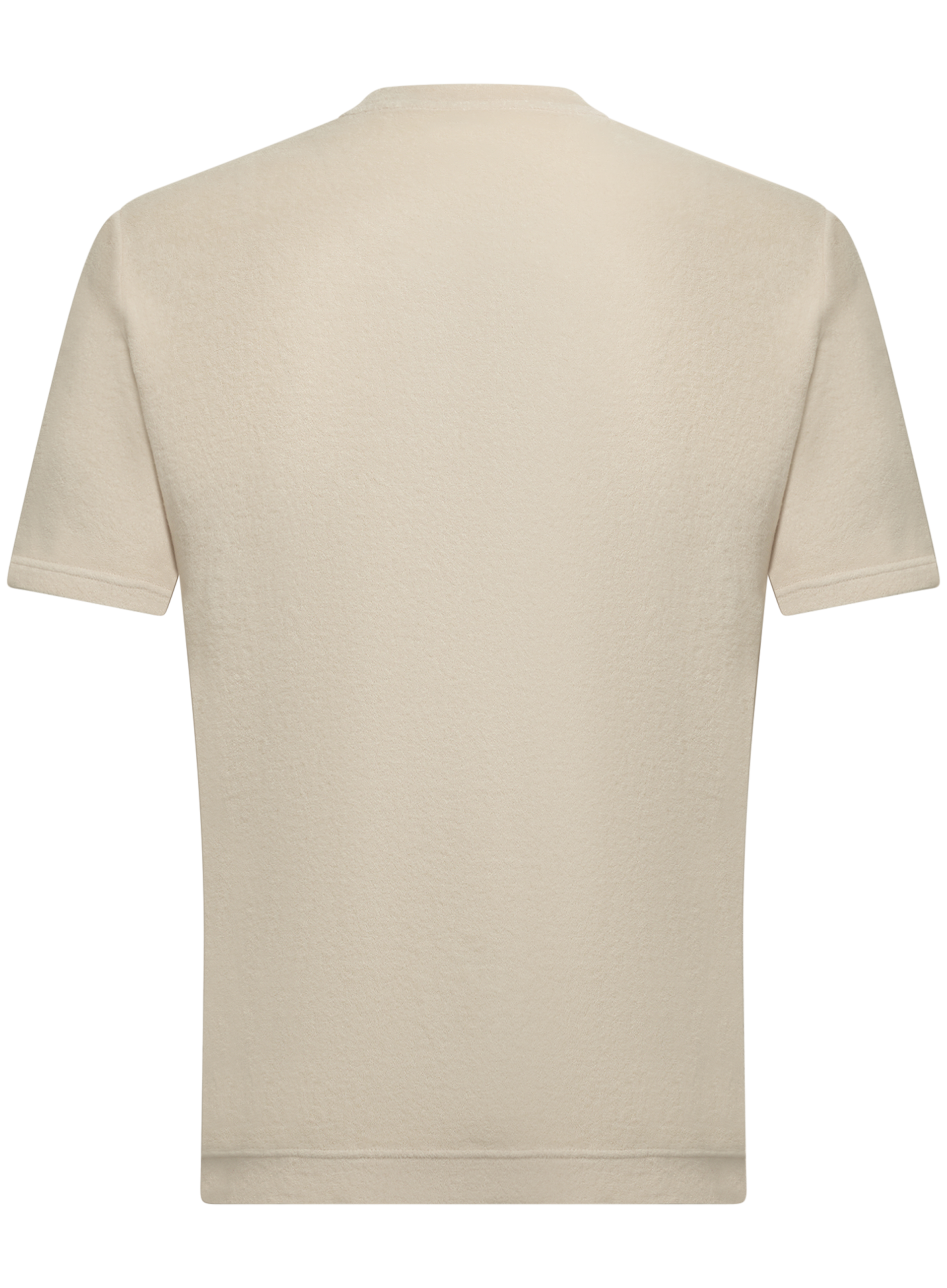 T-shirt met korte mouw van badstof | Beige