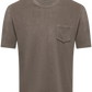 T-shirt van badstof | TAUPE