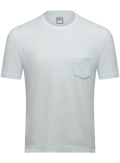 T-shirt met korte mouw van badstof | L.Blauw