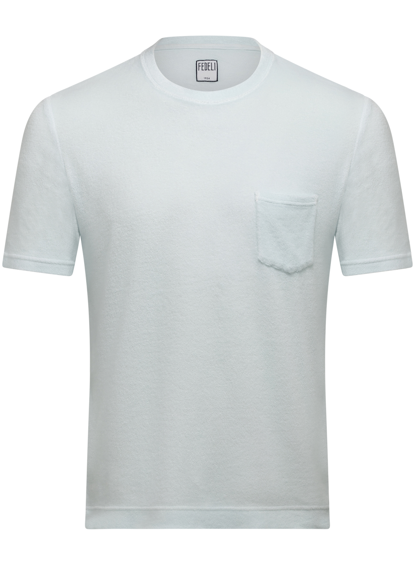 T-shirt van badstof | L.Blauw