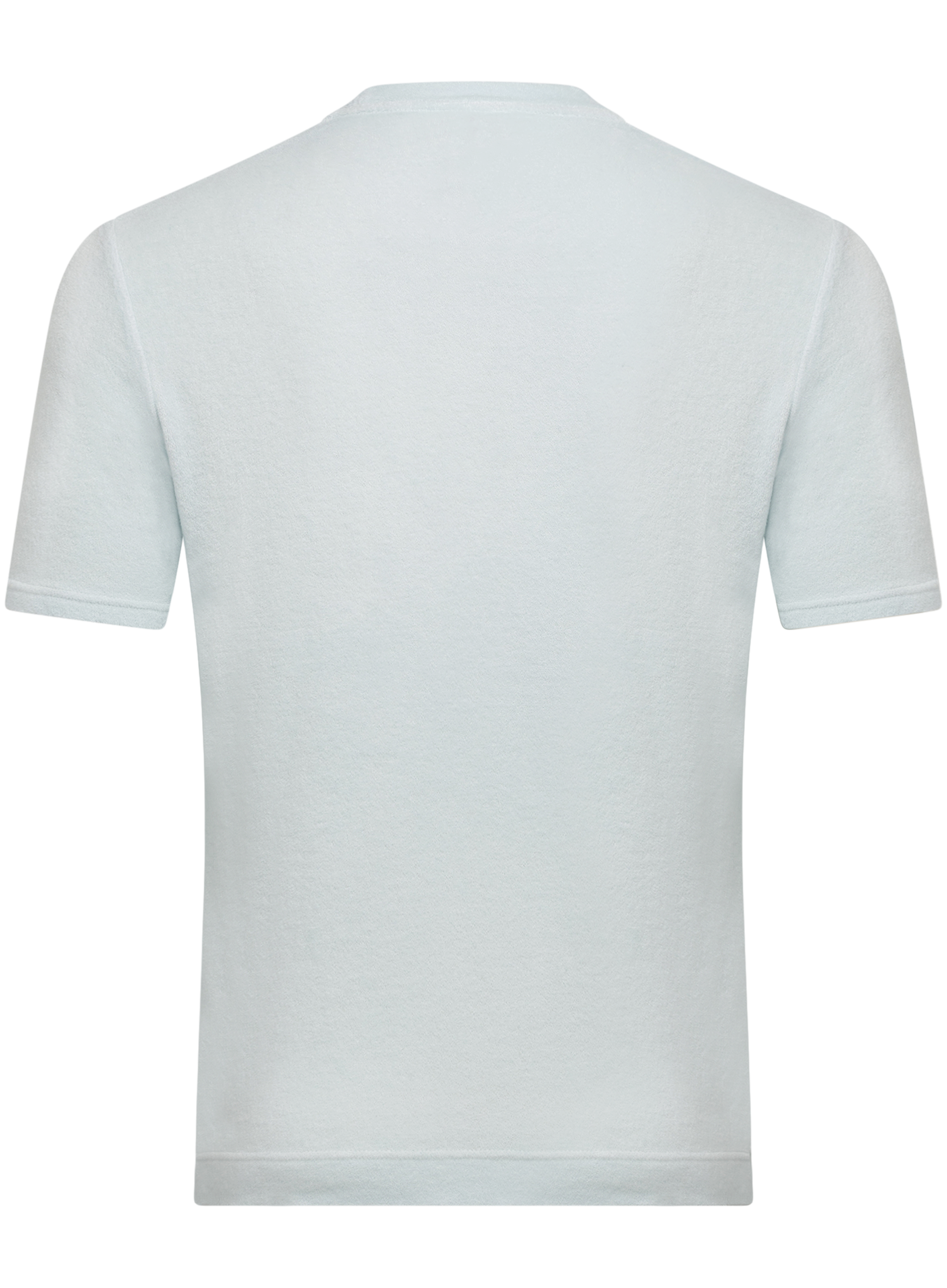 T-shirt met korte mouw van badstof | L.Blauw