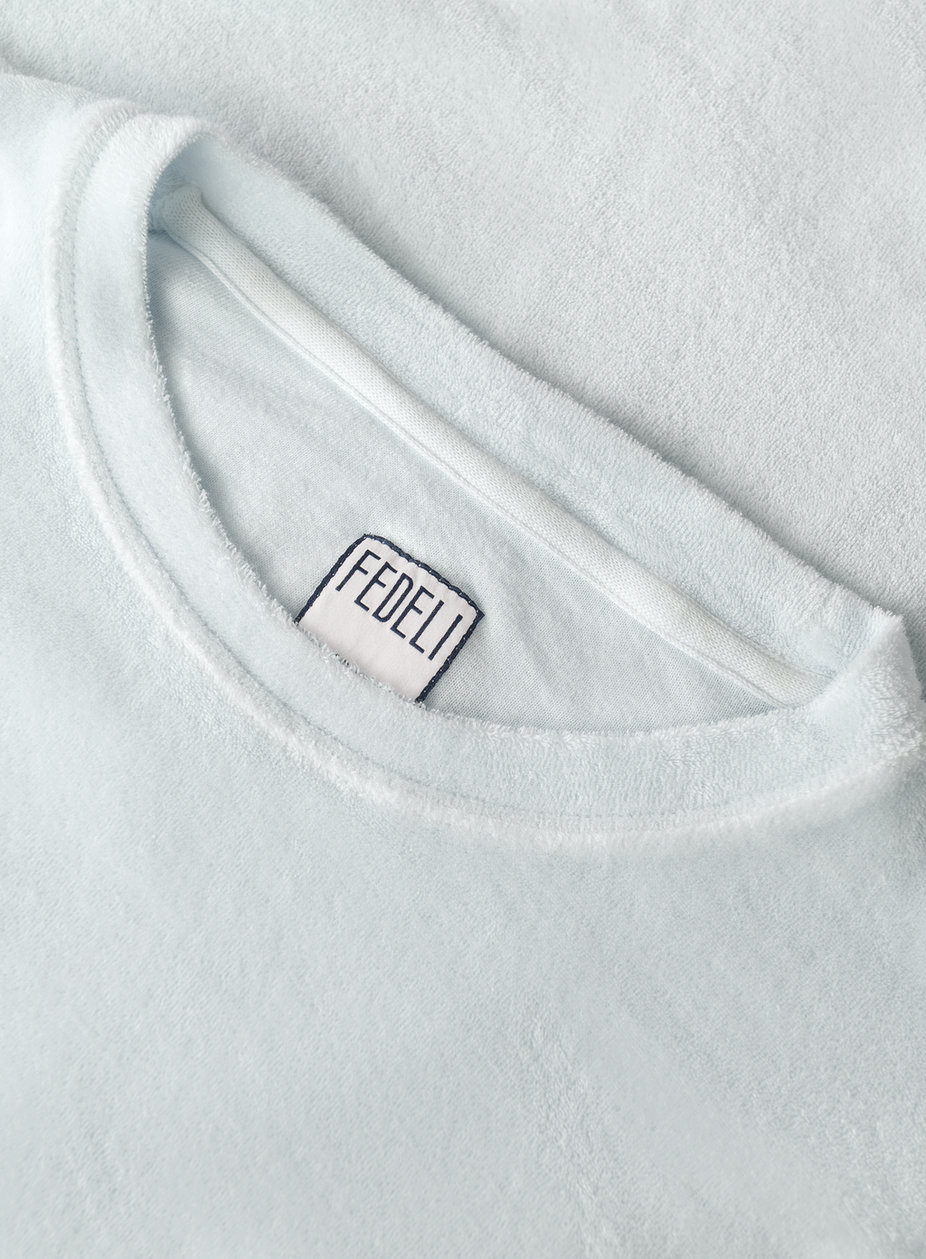 T-shirt met korte mouw van badstof | FULL_WIDTH | L.Blauw