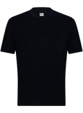 Terry t-shirt van katoen met korte mouw | BLUE NAVY