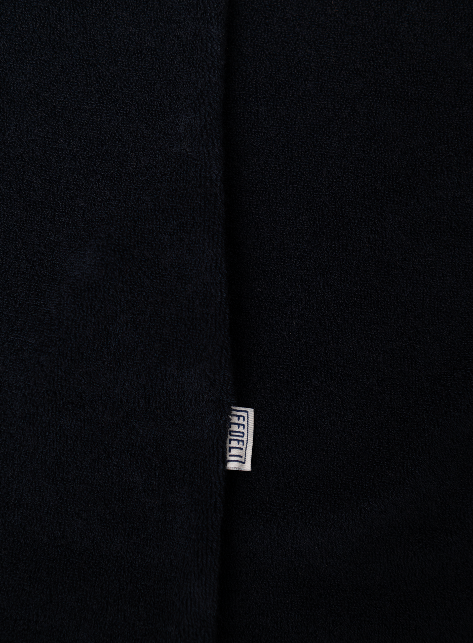 T-shirt van badstof | BLUE NAVY