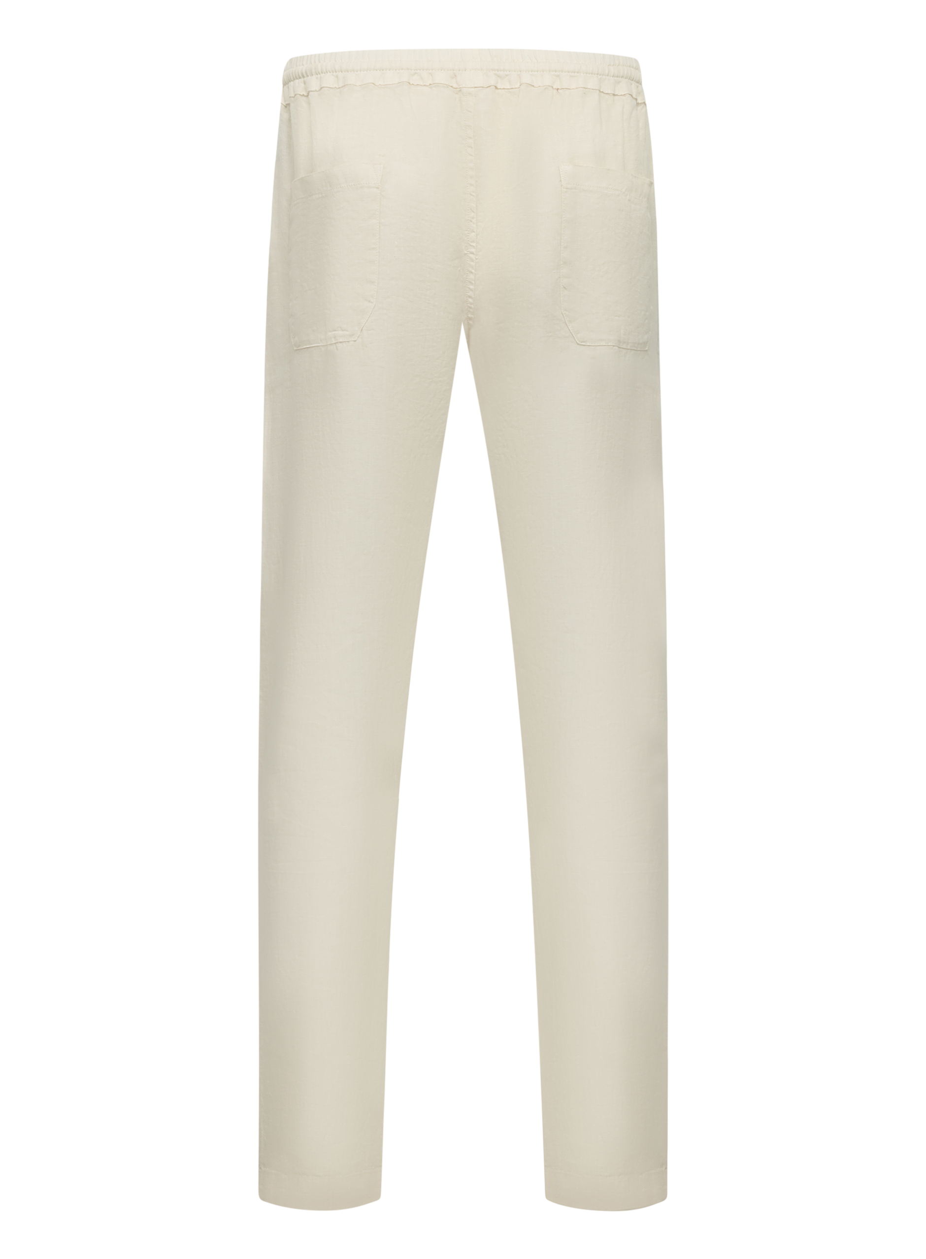 Broek met trekkoord van linnen | KIEZEL