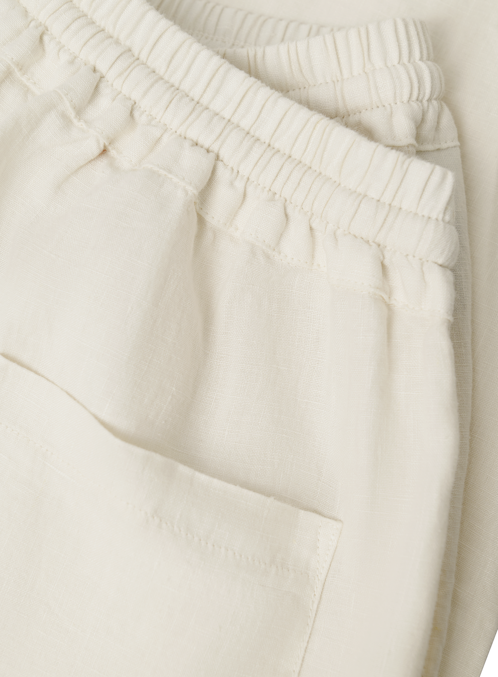 Broek met trekkoord van linnenn | FULL_WIDTH | KIEZEL