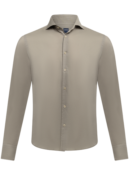 Overhemd van katoen | TAUPE