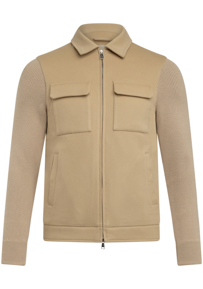 Jack van wol en cashmere | Beige
