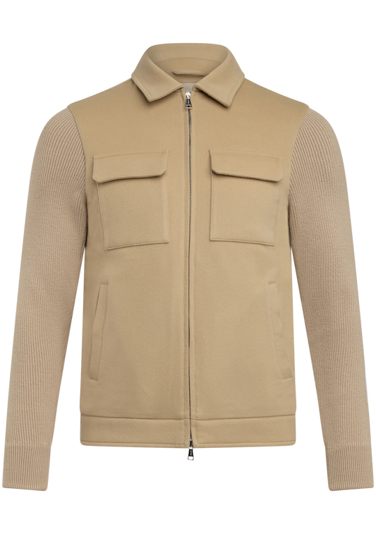 Jack van wol en cashmere | Beige