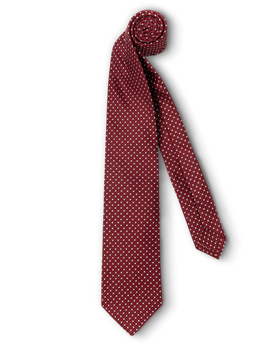 Zijden stropdas | Bordeaux