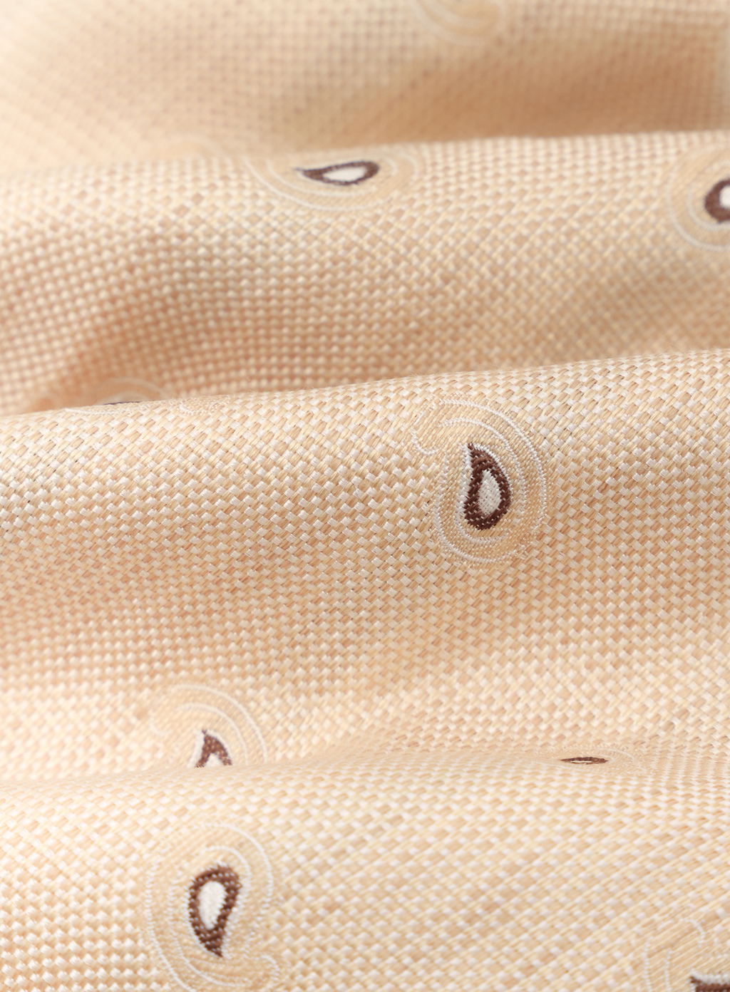 Stropdas van zijde en linnen | FULL_WIDTH | Beige