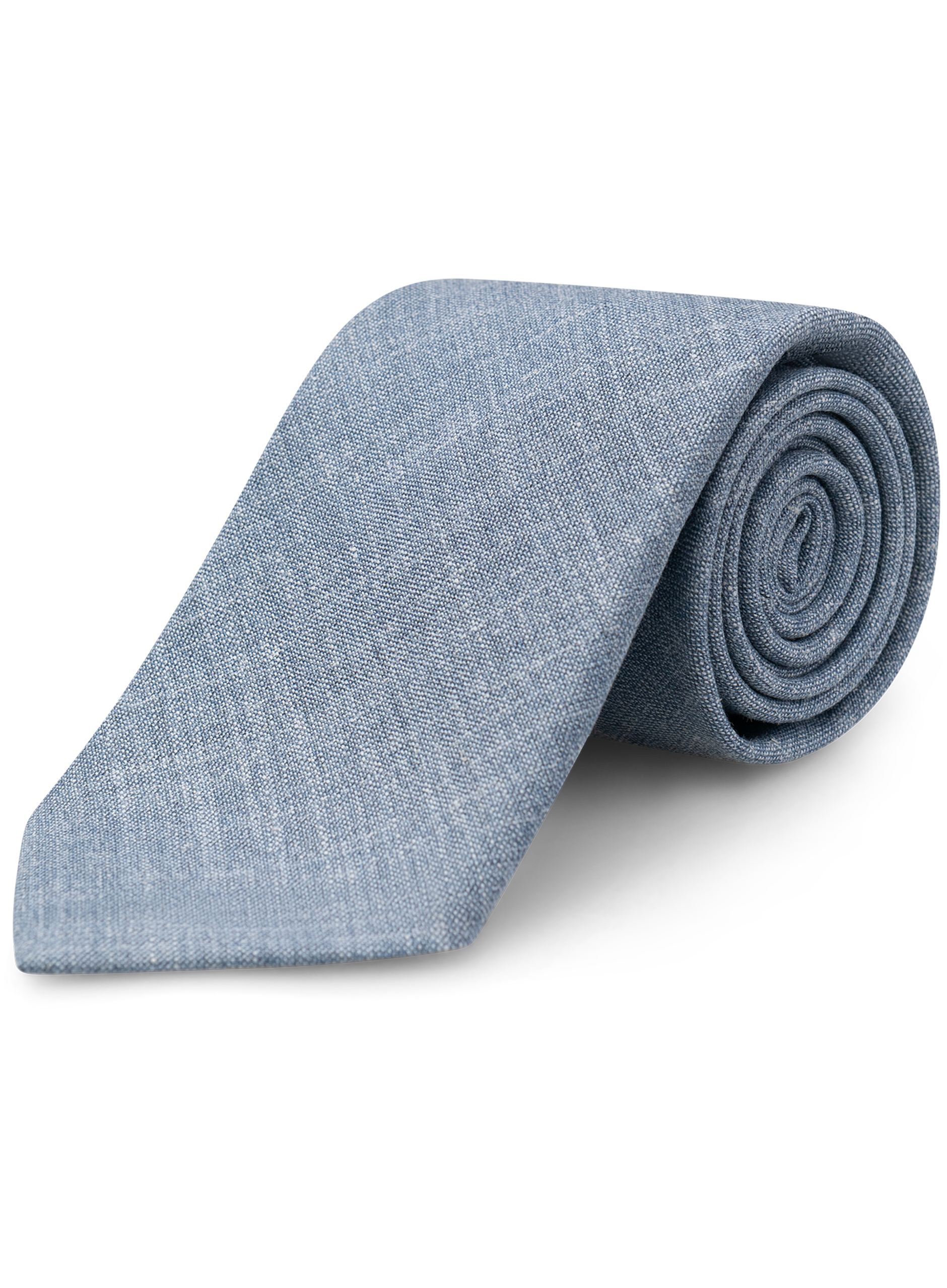 Stropdas van wol, zijde en linnen | L.Blauw