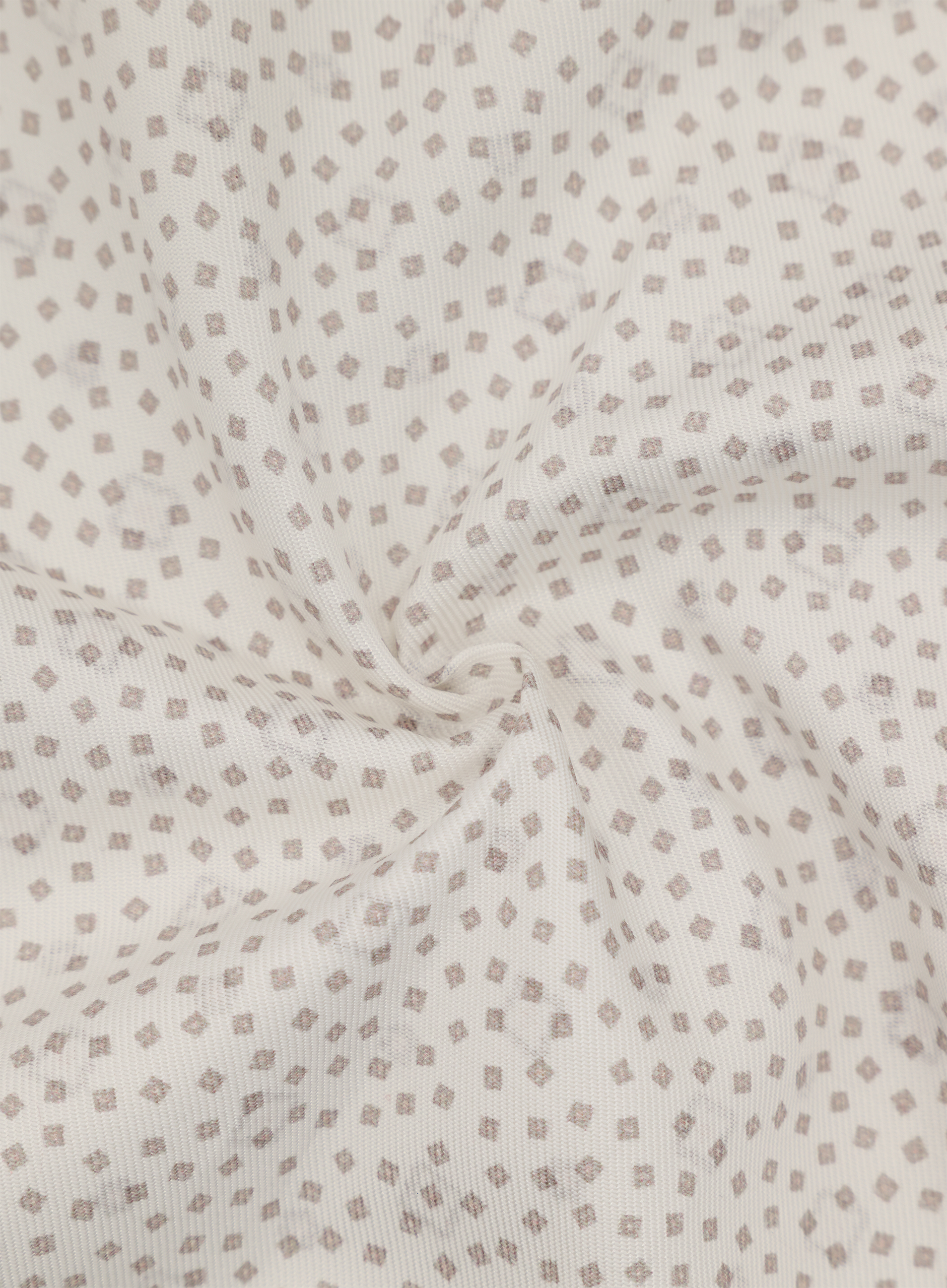 Pochet van zijde en katoen | TAUPE
