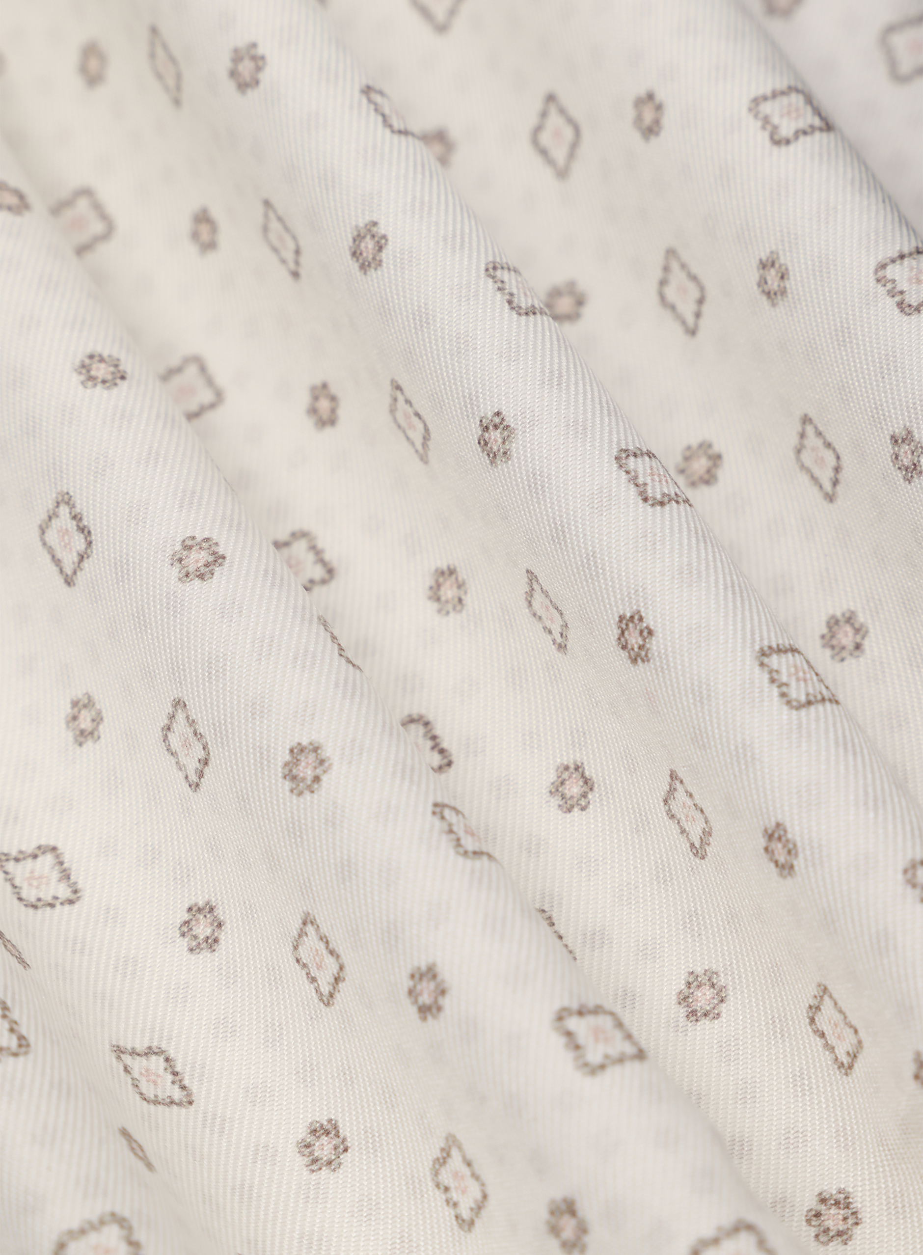 Pochet van zijde en katoen | FULL_WIDTH | TAUPE