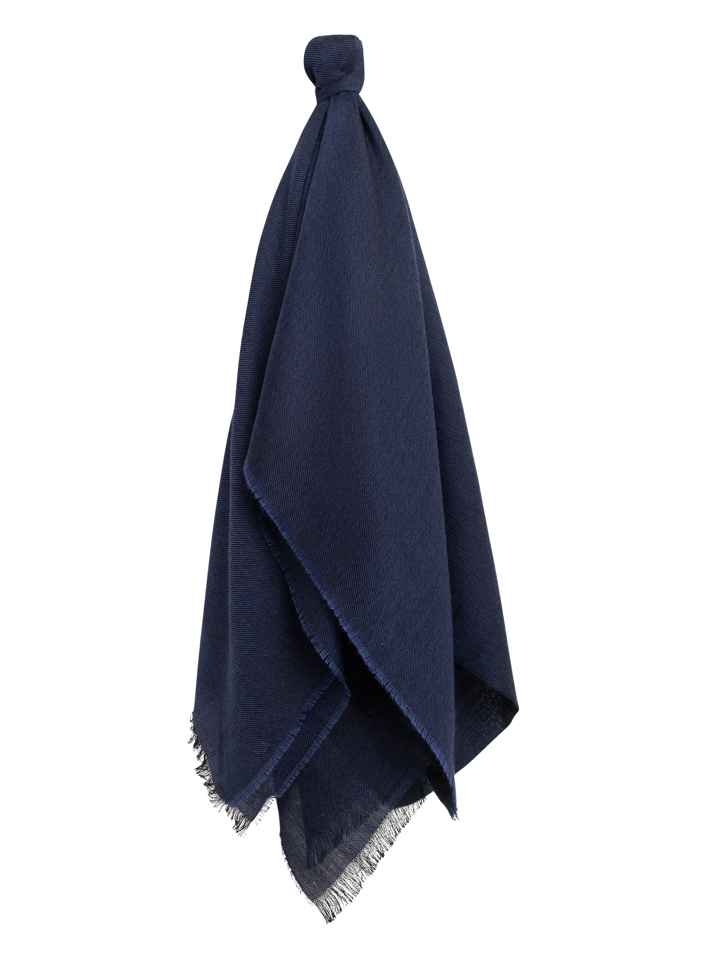 Shawl van cashmere en zijde | BLUE NAVY