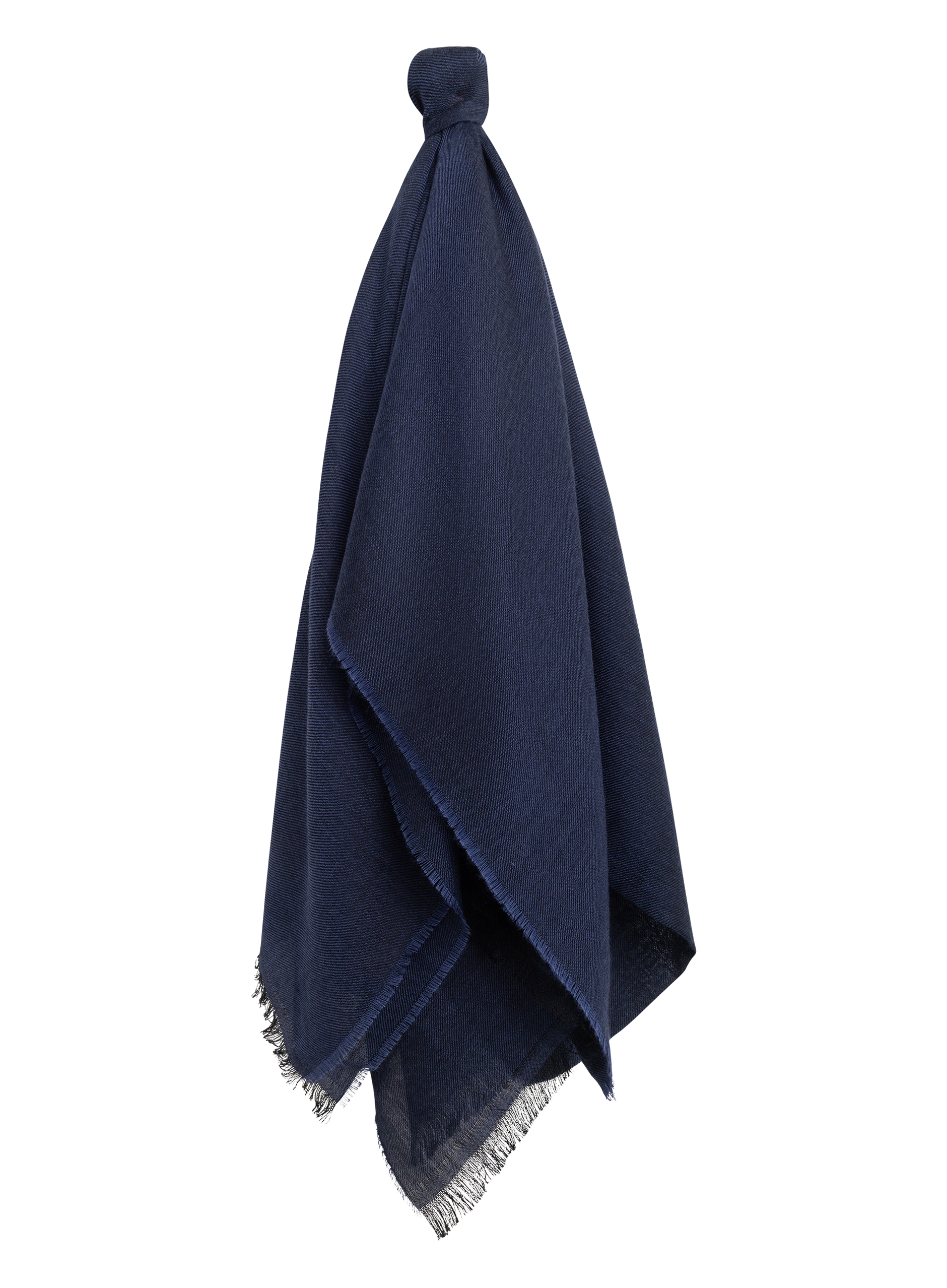 Shawl van cashmere en zijde | BLUE NAVY