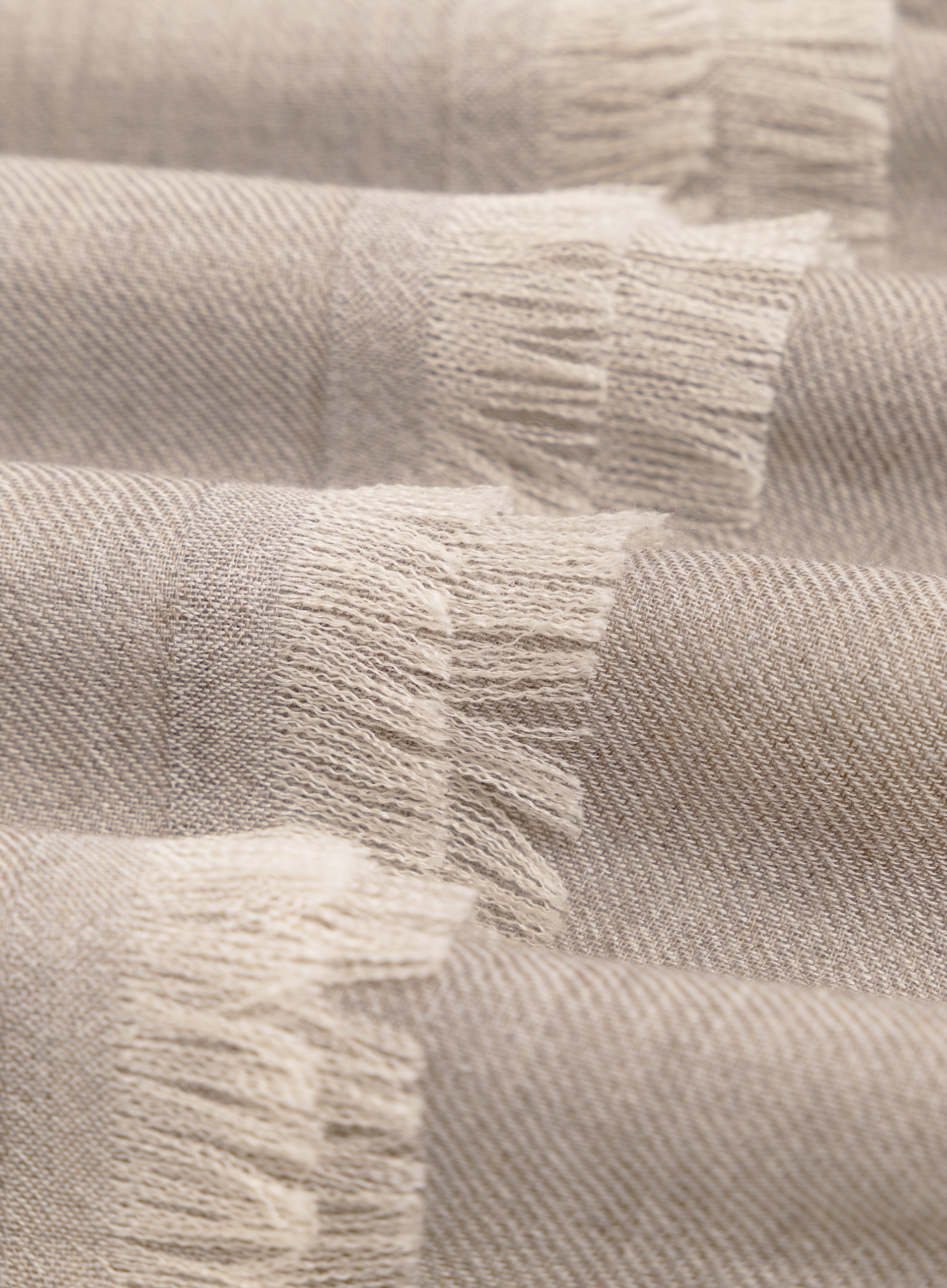 Shawl van cashmere en zijde | FULL_WIDTH | TAUPE