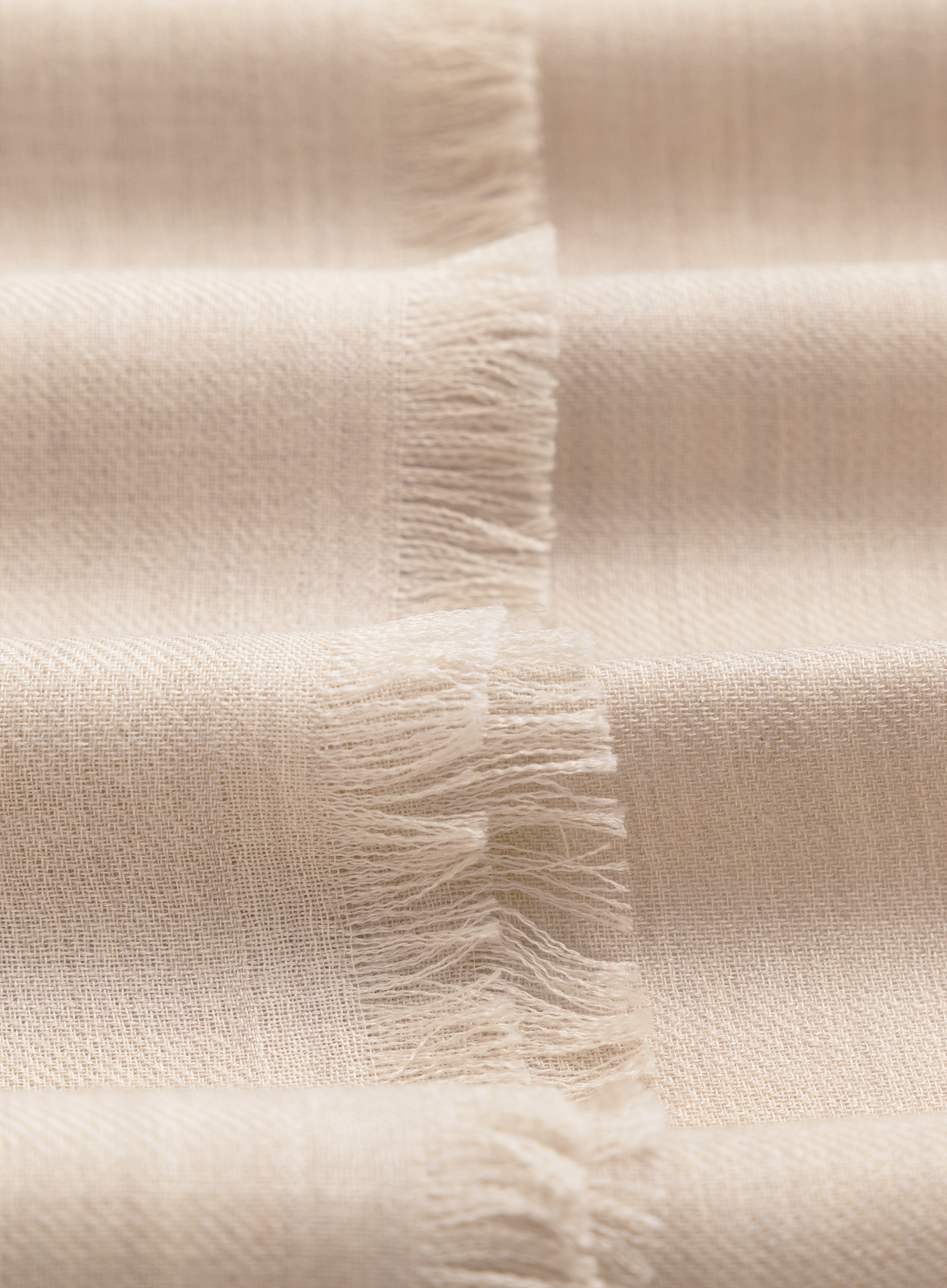 Shawl van cashmere en zijde | Beige